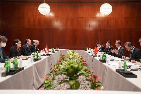 GERMANY-MUNICH-WANG YI-AUSTRIAN FM-MEETING