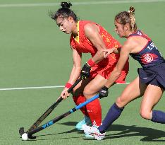 (SP)NEW ZEALAND-WELLINGTON-HOCKEY-WOMEN-FIH PRO LEAGUE-CHN VS USA