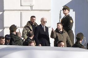 U.S. President Biden's surprise visit to Ukraine