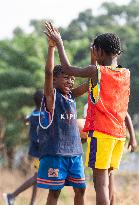 CENTRAL AFRICAN REPUBLIC-BANGUI-CHILDREN-RUGBY TRAINING