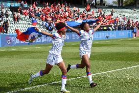 (SP)NEW ZEALAND-AUCKLAND-FOOTBALL-WOMEN-PLAYOFF-CHI VS HAI