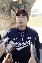 Baseball: S. Korea's WBC training