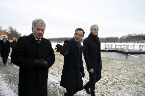 Presidentti Niinistö ja Ruotsin ja Norjan pääministerit tapaavat, tiedotustilaisuus