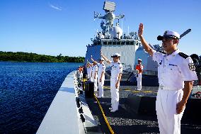 SOUTH AFRICA-RICHARDS BAY-CHINESE NAVAL ESCORT FLEET-JOINT EXERCISE