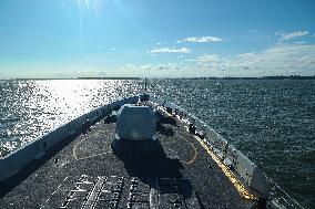 SOUTH AFRICA-RICHARDS BAY-CHINESE NAVAL ESCORT FLEET-JOINT EXERCISE