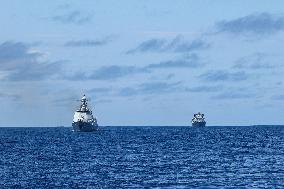 SOUTH AFRICA-RICHARDS BAY-CHINESE NAVAL ESCORT FLEET-JOINT EXERCISE