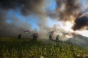 MIDEAST-GAZA-PROTEST