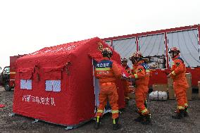 CHINA-INNER MONGOLIA-ALXA LEAGUE-COAL MINE COLLAPSE-RESCUE (CN)