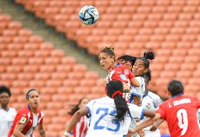 (SP)NEW ZEALAND-HAMILTON-FOOTBALL-WOMEN'S WORLD CUP-PLAYOFF TOURNAMENT-PARAGUAY VS PANAMA