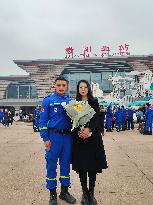 CHINA-GUIZHOU-RESCUER-QUAKE RELIEF-TÜRKIYE (CN)