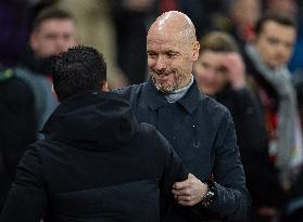 (SP)BRITAIN-MANCHESTER-FOOTBALL-UEFA EUROPA LEAGUE-MANCHESTER UNITED VS BARCELONA