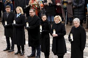 Light for Ukraine memorial event