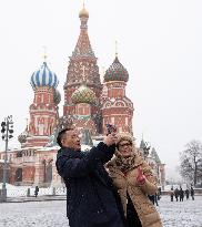 RUSSIA-MOSCOW-CHINESE TOURISTS