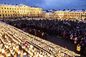 Light for Ukraine -candlelight memorial