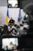 Ukrainian President Zelenskyy at press conference