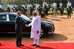 INDIA-NEW DELHI-PM-GERMAN CHANCELLOR-VISIT