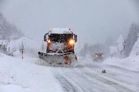 CROATIA-DELNICE-SNOW