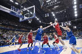 Basketball world championships qualifyhing match Finland vs Germany
