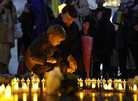 People display solidarity with Ukraine