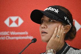 (SP)SINGAPORE-GOLF-WOMEN'S WORLD CHAMPIONSHIP-PRESS CONFERENCE