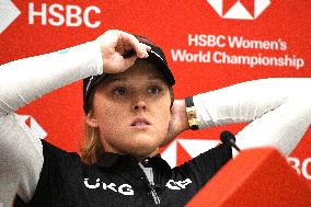 (SP)SINGAPORE-GOLF-WOMEN'S WORLD CHAMPIONSHIP-PRESS CONFERENCE