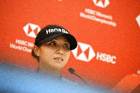 (SP)SINGAPORE-GOLF-WOMEN'S WORLD CHAMPIONSHIP-PRESS CONFERENCE