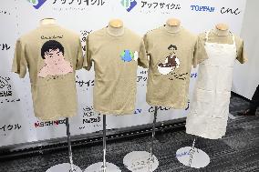 T-shirts made from waste