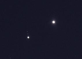Venus, Jupiter appear extremely close