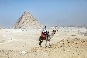 EGYPT-GIZA-KHUFU PYRAMID-NEW CORRIDOR-DISCOVERY