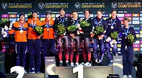 (SP)THE NETHERLANDS-HEERENVEEN-SPEED SKATING-ISU WORLD CHAMPIONSHIPS