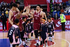 (SP)CHINA-QINGDAO-BASKETBALL-CBA LEAGUE-QINGDAO VS ZHEJIANG (CN)
