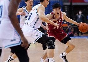 (SP)CHINA-QINGDAO-BASKETBALL-CBA LEAGUE-QINGDAO VS ZHEJIANG (CN)