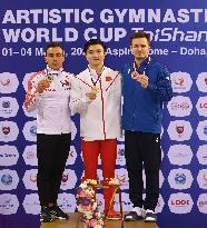 (SP)QATAR-DOHA-FIG-GYMNASTICS-WORLD CUP-MEN'S RINGS