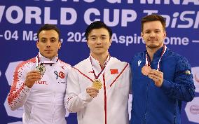 (SP)QATAR-DOHA-FIG-GYMNASTICS-WORLD CUP-MEN'S RINGS