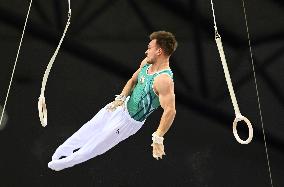 (SP)QATAR-DOHA-FIG-GYMNASTICS-WORLD CUP-MEN'S RINGS