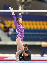 (SP)QATAR-DOHA-FIG-GYMNASTICS-WORLD CUP-WOMEN'S UNEVEN BARS FINAL