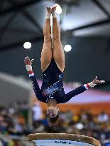 (SP)QATAR-DOHA-FIG-GYMNASTICS-WORLD CUP-WOMEN'S VAULT