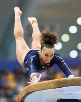 (SP)QATAR-DOHA-FIG-GYMNASTICS-WORLD CUP-WOMEN'S VAULT