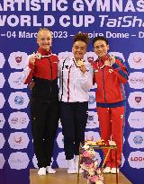 (SP)QATAR-DOHA-FIG-GYMNASTICS-WORLD CUP-WOMEN'S VAULT