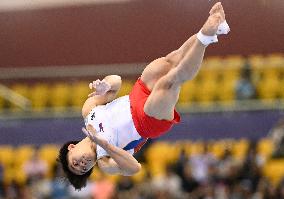 (SP)QATAR-DOHA-FIG-GYMNASTICS-WORLD CUP-MEN'S FLOOR