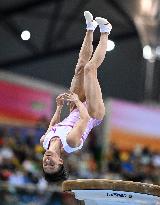 (SP)QATAR-DOHA-FIG-GYMNASTICS-WORLD CUP-WOMEN'S VAULT