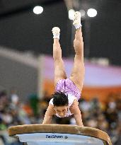 (SP)QATAR-DOHA-FIG-GYMNASTICS-WORLD CUP-WOMEN'S VAULT