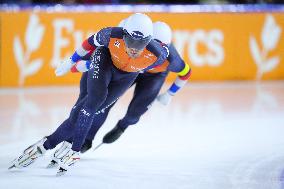 (SP)THE NETHERLANDS-HEERENVEEN-WORLD SPEED SKATING CHAMPIONSHIPS-MEN'S TEAM PERSUIT