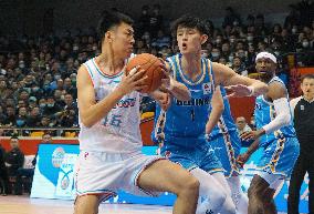 (SP)CHINA-JINAN-BASKETBALL-CBA LEAGUE-SHANDONG HEROES VS BEIJING DUCKS (CN)
