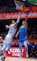 (SP)CHINA-JINAN-BASKETBALL-CBA LEAGUE-SHANDONG HEROES VS BEIJING DUCKS (CN)