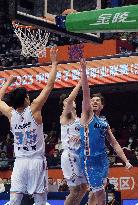 (SP)CHINA-JINAN-BASKETBALL-CBA LEAGUE-SHANDONG HEROES VS BEIJING DUCKS (CN)