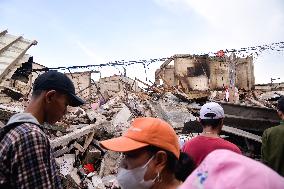 INDONESIA-JAKARTA-FIRE-AFTERMATH