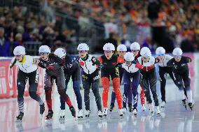 (SP)NETHERLANDS-HEERENVEEN-WORLD SPEED SKATING CHAMPIONSHIPS-WOMEN'S MASS START SEMIFINAL