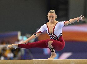 (SP)QATAR-DOHA-FIG-GYMNASTICS-WORLD CUP-BALANCE BEAM