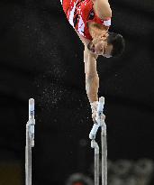(SP)QATAR-DOHA-FIG-GYMNASTICS-WORLD CUP-PARALLEL BARS